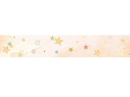 Washitape 15mm Orange Stars