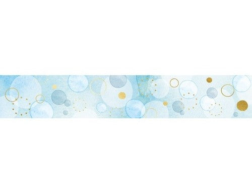 Washitape 15mm Light Blue Bubbles