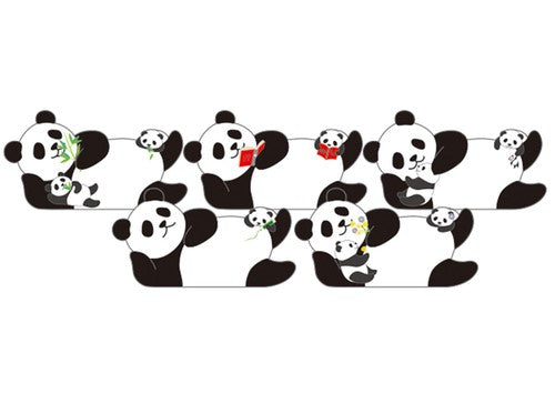 Die Cut Skriveblokk Panda