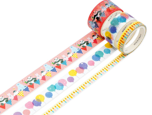 Washitape 3-set Animal Party