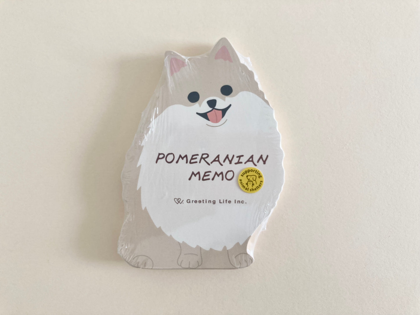 Die Cut Skriveblokk Pomeranian