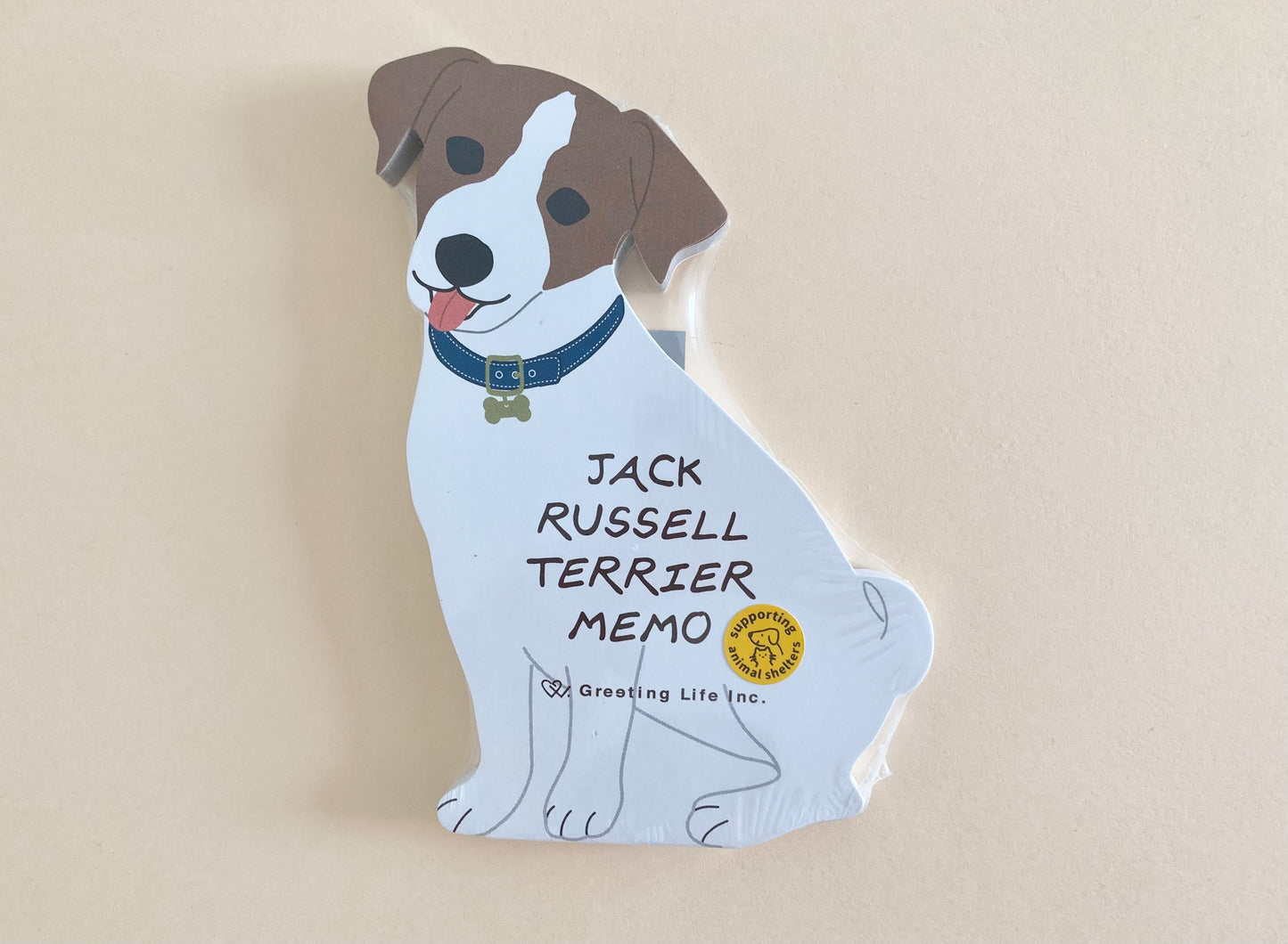Die Cut Skriveblokk Jack Russel Terrier