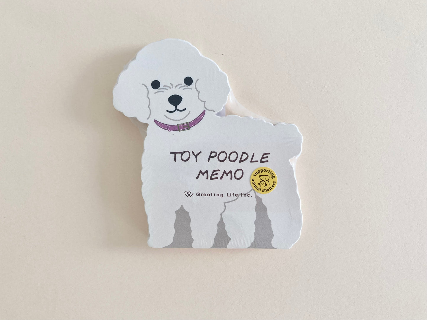 Die Cut Skriveblokk Toy Poodle