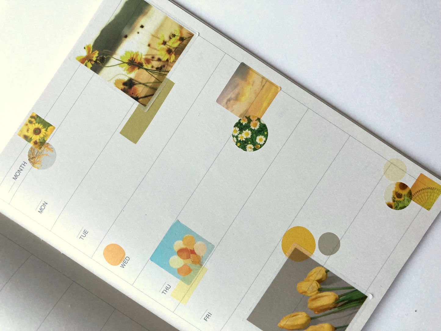 Sheer Photo Point Stickers Yellow