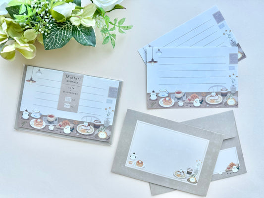 Brevsett Mattari Animals Cafe and Shimaenaga (Stjertmeis)