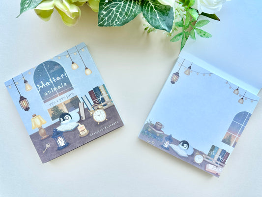 Skriveblokk Mattari Animals Night and Penguin