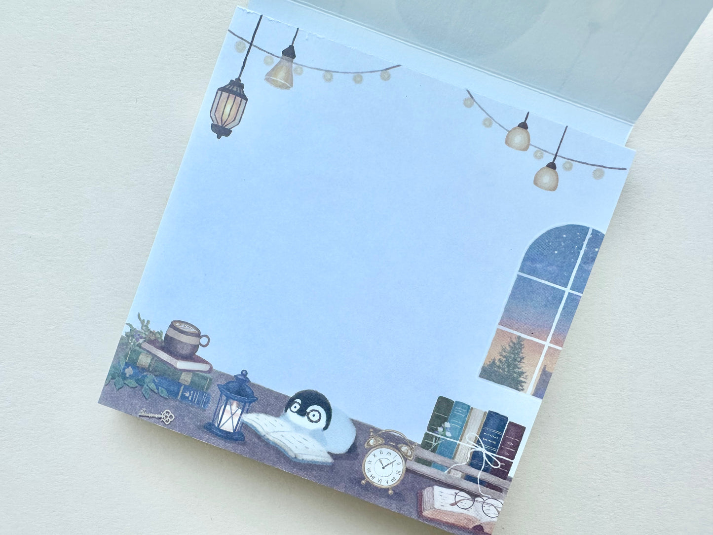 Skriveblokk Mattari Animals Night and Penguin