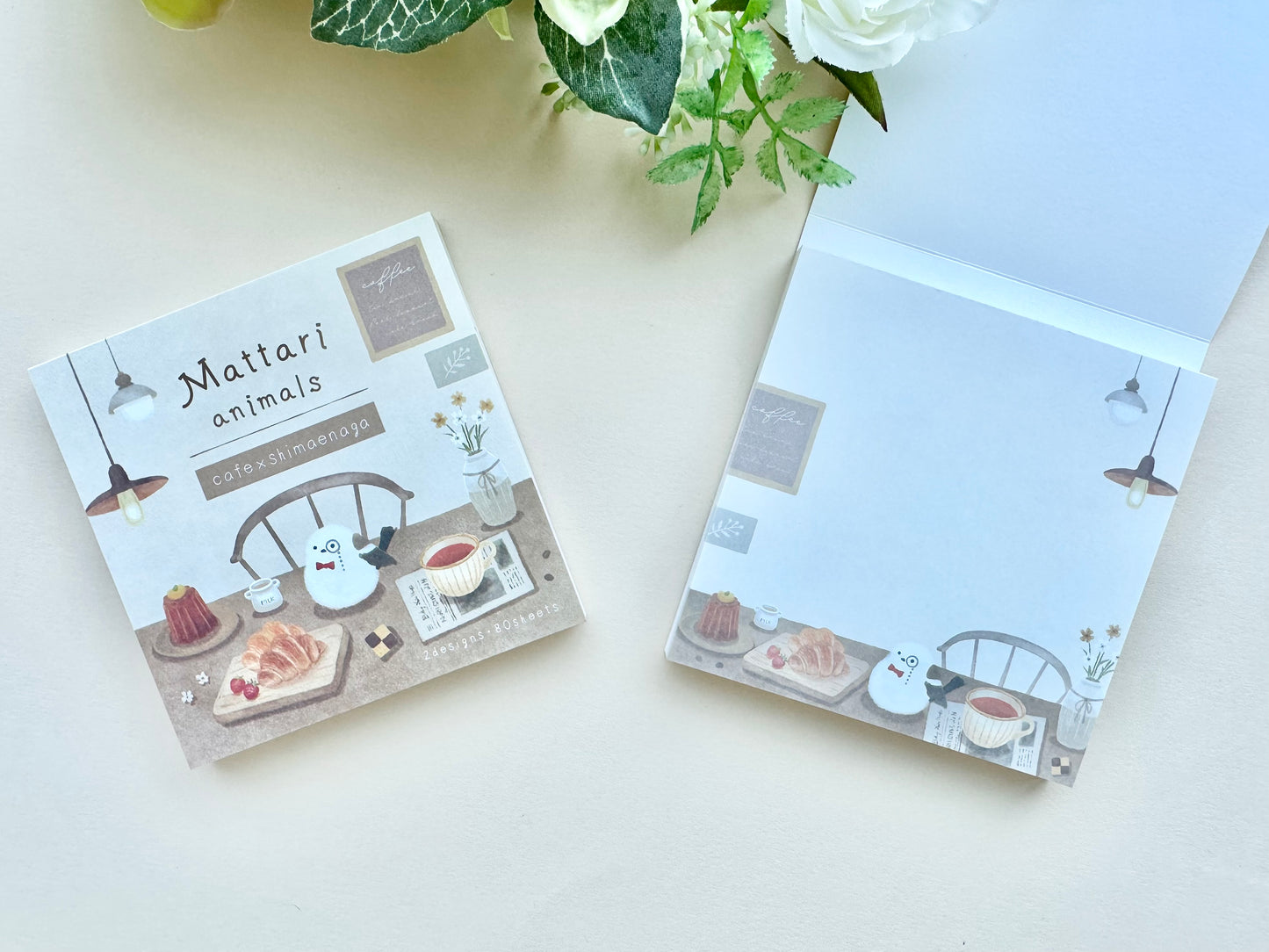Skriveblokk Mattari Animals Cafe and Shimaenaga (Stjertmeis)