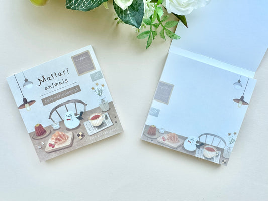 Skriveblokk Mattari Animals Cafe and Shimaenaga (Stjertmeis)