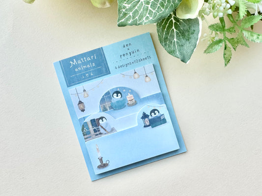 Sticky Notes Mattari Animals Night and Penguin