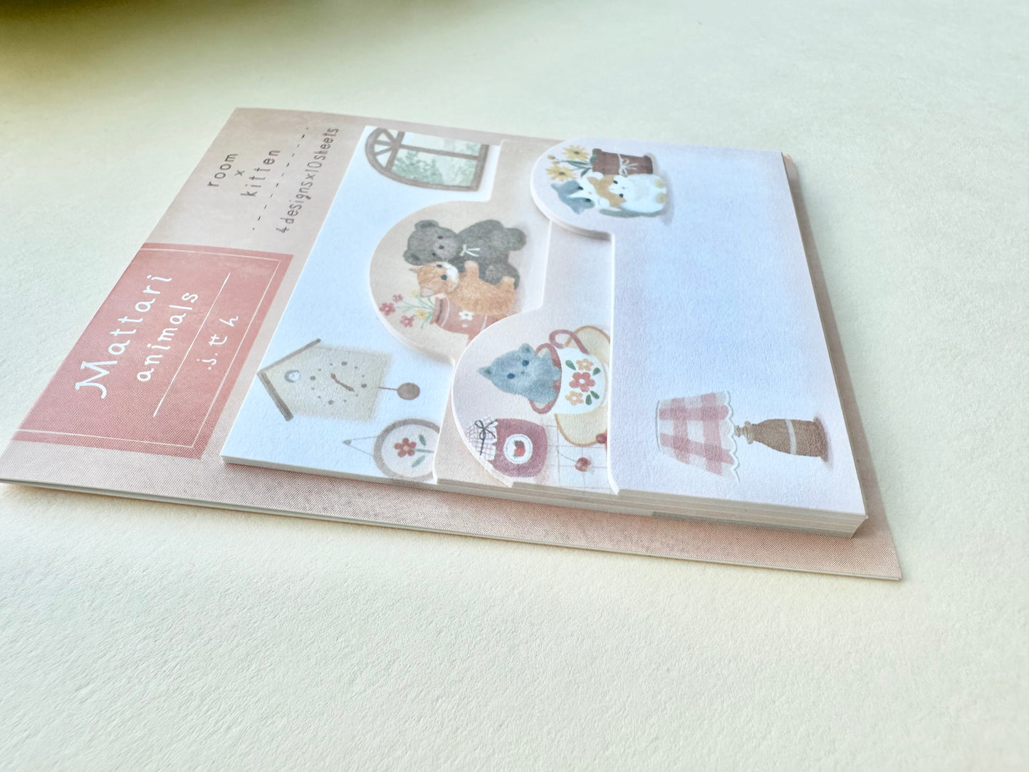 Sticky Notes Mattari Animals Room and Kitten