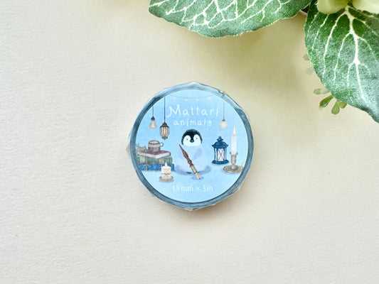 Washitape Mattari Animals Night and Penguin