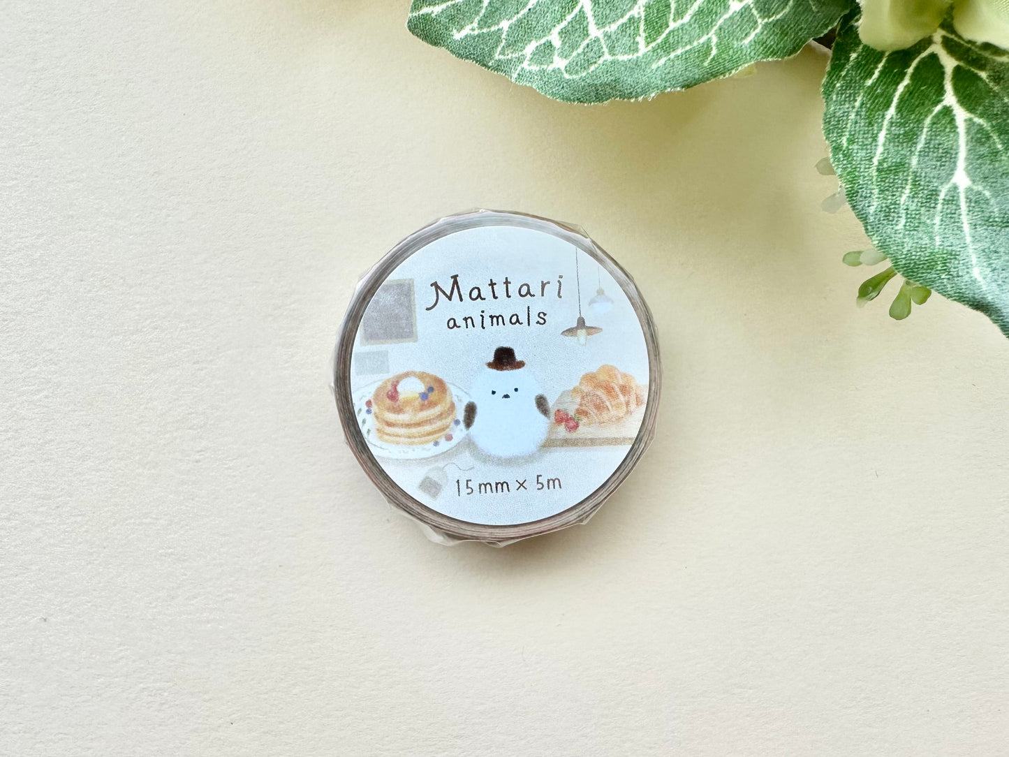 Washitape Mattari Animals Cafe and Shimaenaga (Stjertmeis)