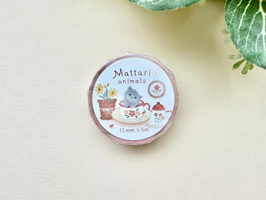Washitape Mattari Animals Room and Kitten