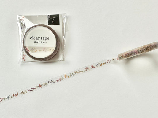 Cleartape 7mm Flower Line