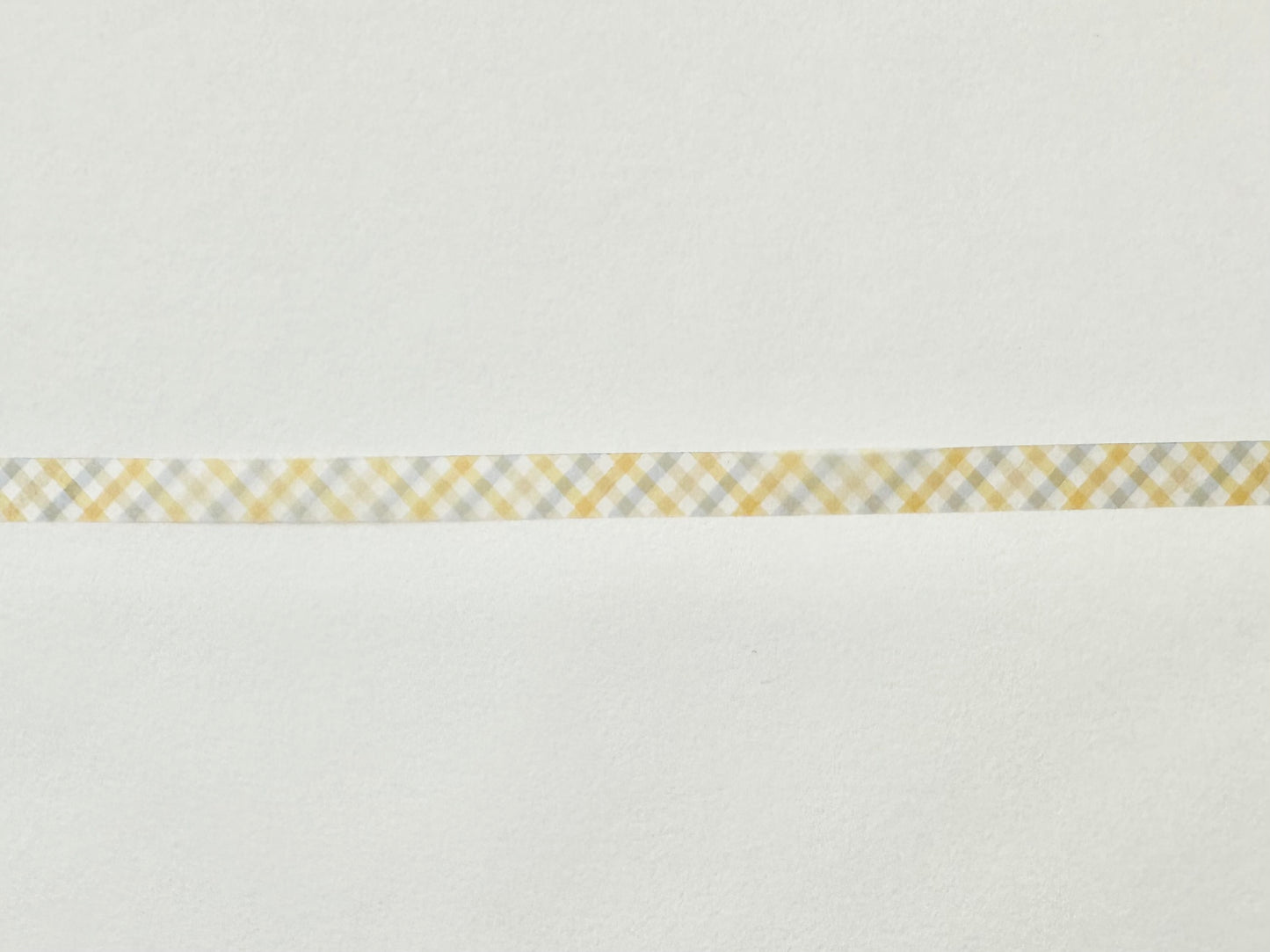 Cleartape 7mm Yellow Gingham