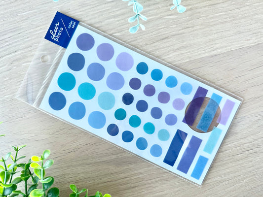 Sheer Photo Color Stickers Night View