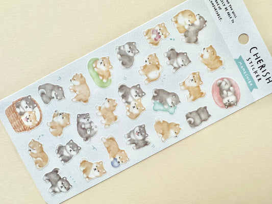 Cherish Sticker Shiba Inu