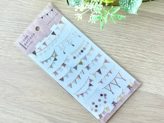 Klistermerker Room Garland Smoky Pink Flag