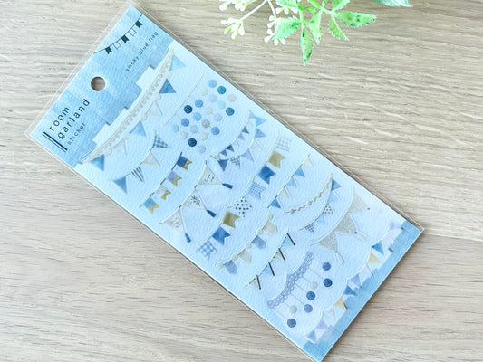Klistermerker Room Garland Smoky Blue Flag