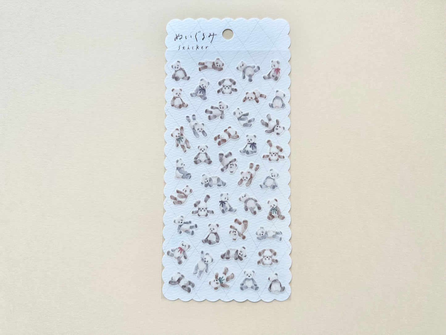 Plush Sticker Panda