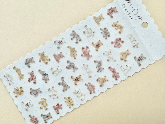 Plush Sticker Bjørn