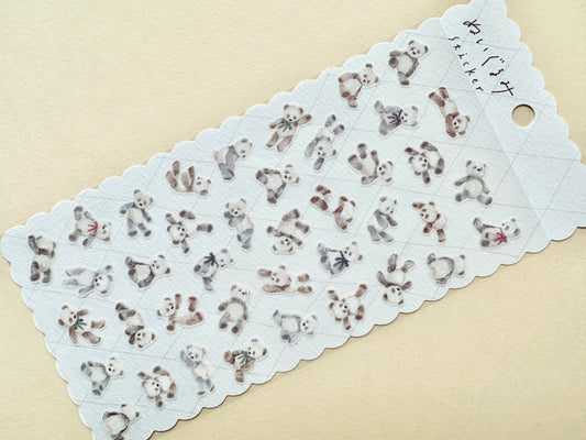 Plush Sticker Panda