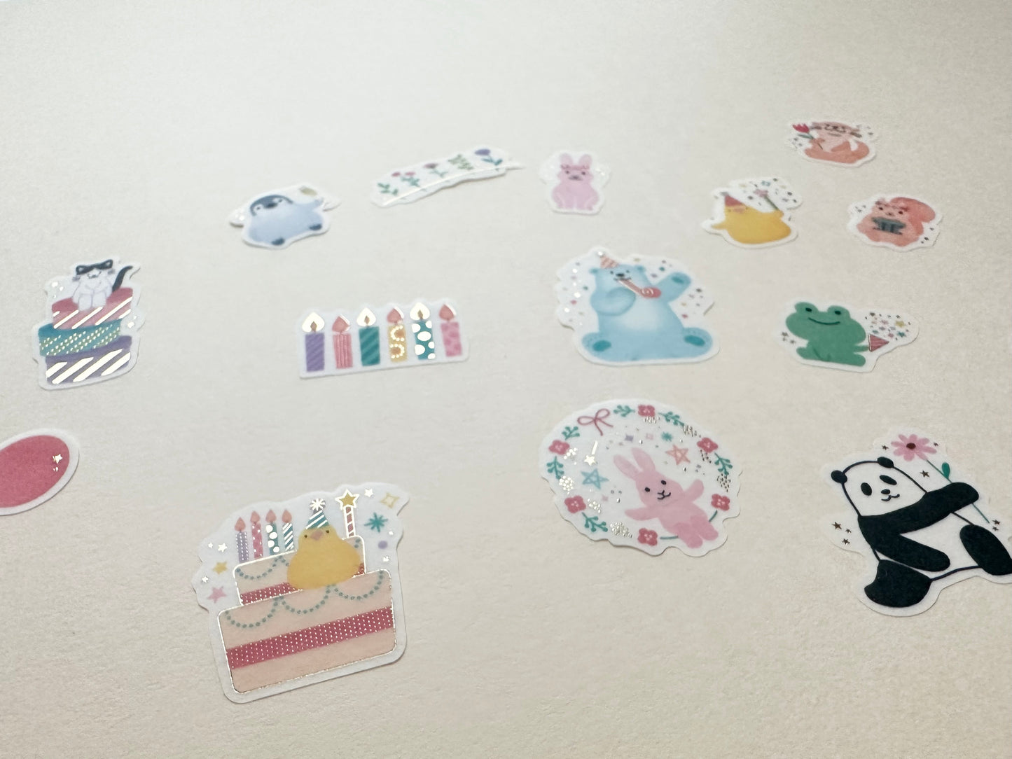 Flake Stickers Animal Party