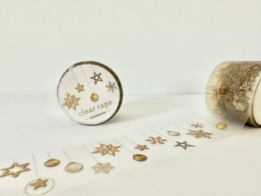 Cleartape 30mm Christmas Ornament