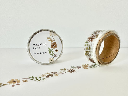 Die Cut Washitape Hana Brown