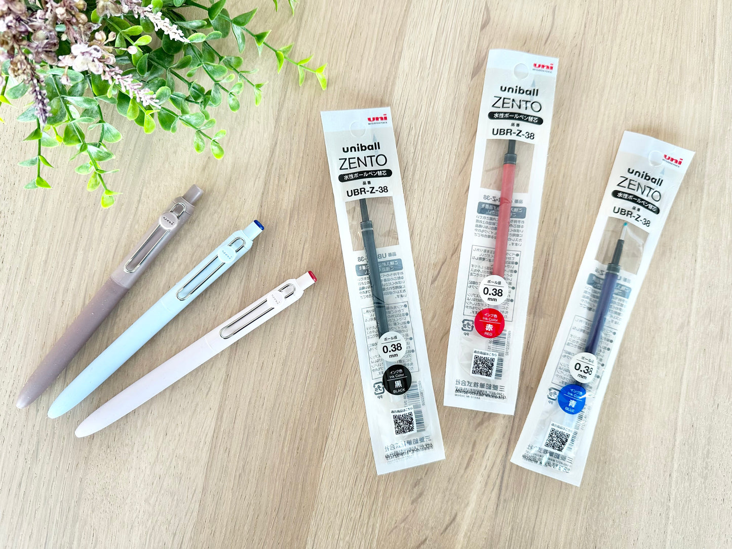 Refill til Kulepenn Uni-ball ZENTO 0.38mm