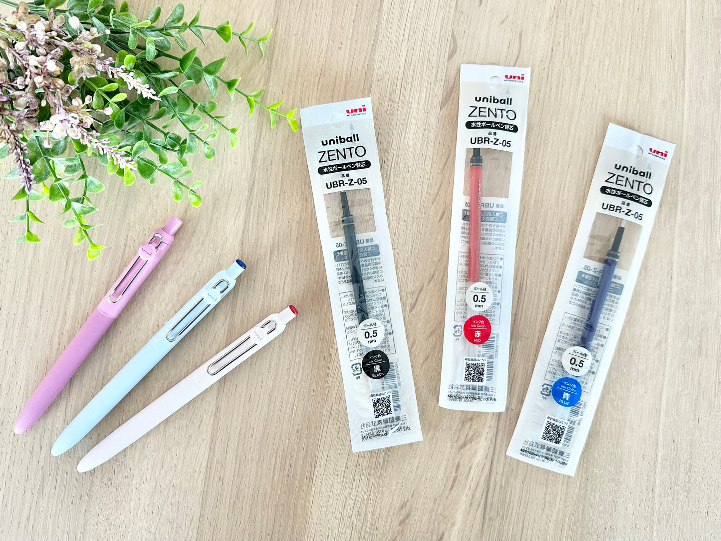 Refill til Kulepenn Uni-ball ZENTO 0.5mm