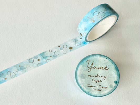 Washitape 15mm Light Blue Bubbles
