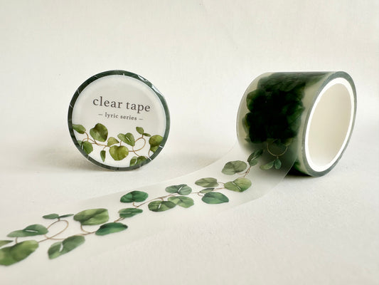 Cleartape 30mm Green Leaf