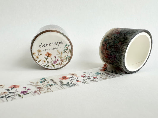 Cleartape 30mm Flower Garden