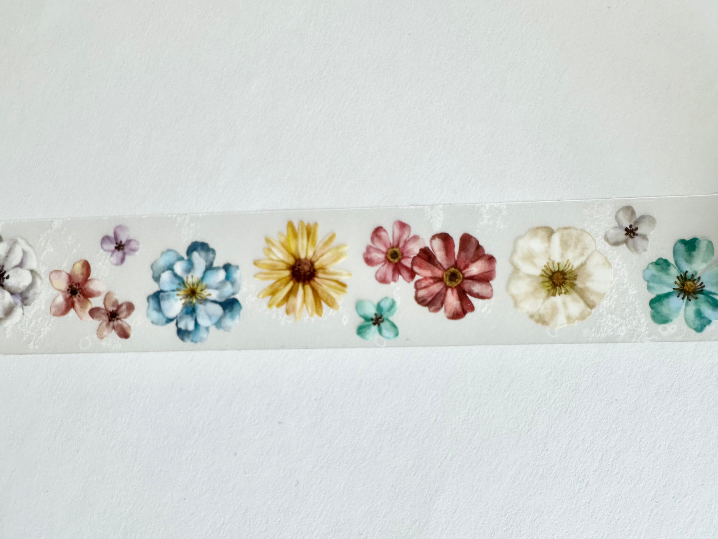 Cleartape 30mm Flowers