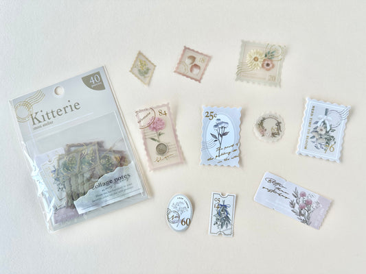 Kitterie Flake Stickers Dried Flower
