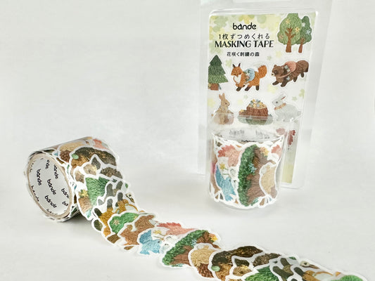 Washi Roll Sticker Blooming Forest