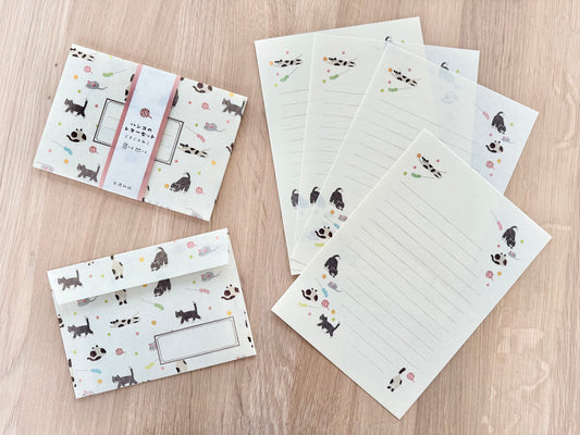 Brevsett Lekende Katter