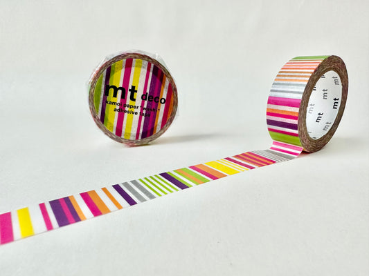 Washitape 15 mm Multi Border Vivid