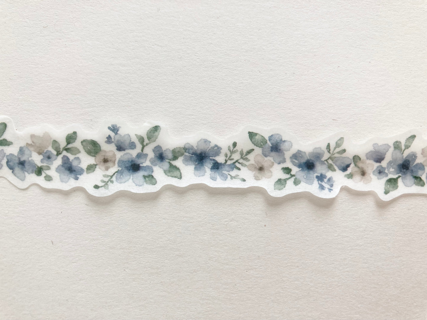Die Cut Washitape Blue Flower