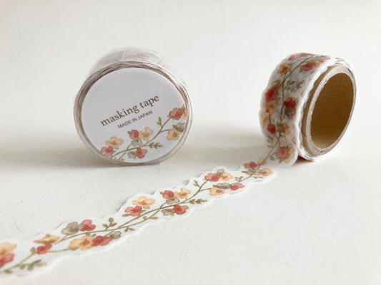 Die Cut Washitape Orange Flower