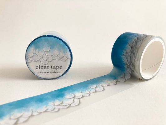 Cleartape 30mm Canvas Blue Wave