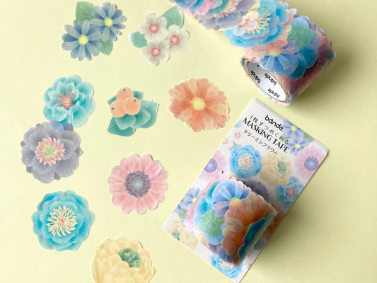 Washi Roll Sticker Dreaming Flower