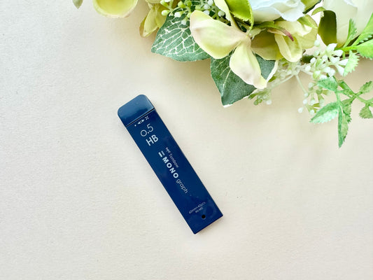 Refill til Trykkblyant Mono Graph 0.5mm HB Navy