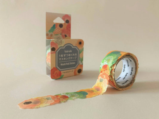 Washi Roll Sticker Anemone