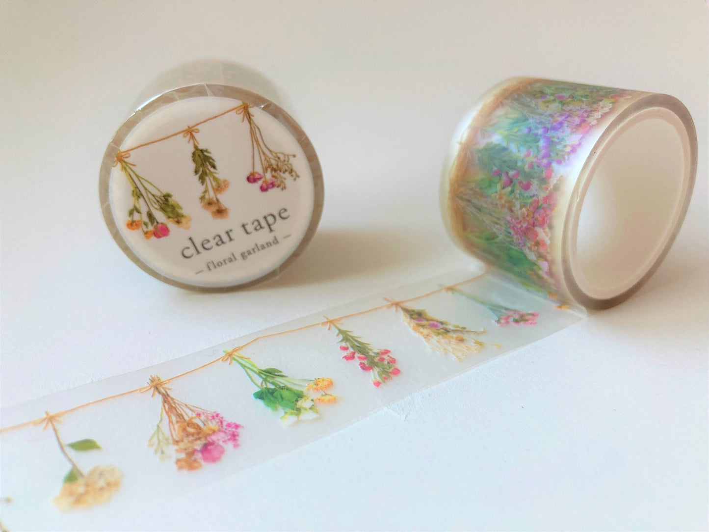 Cleartape 30mm Floral Garland