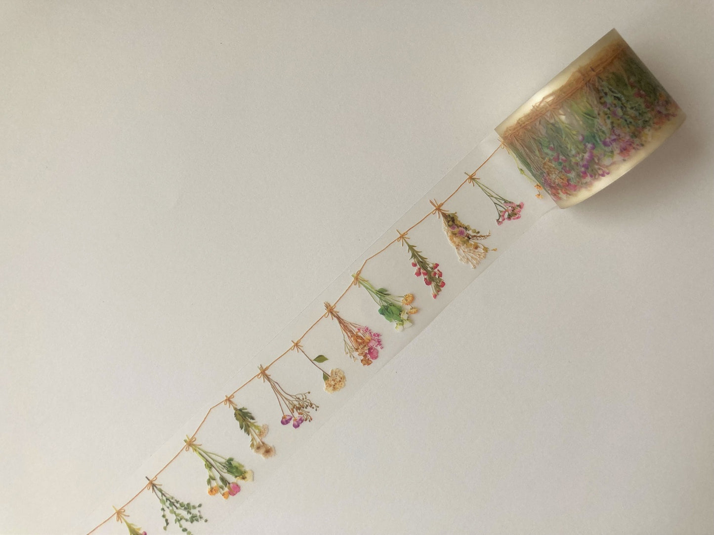 Cleartape 30mm Floral Garland