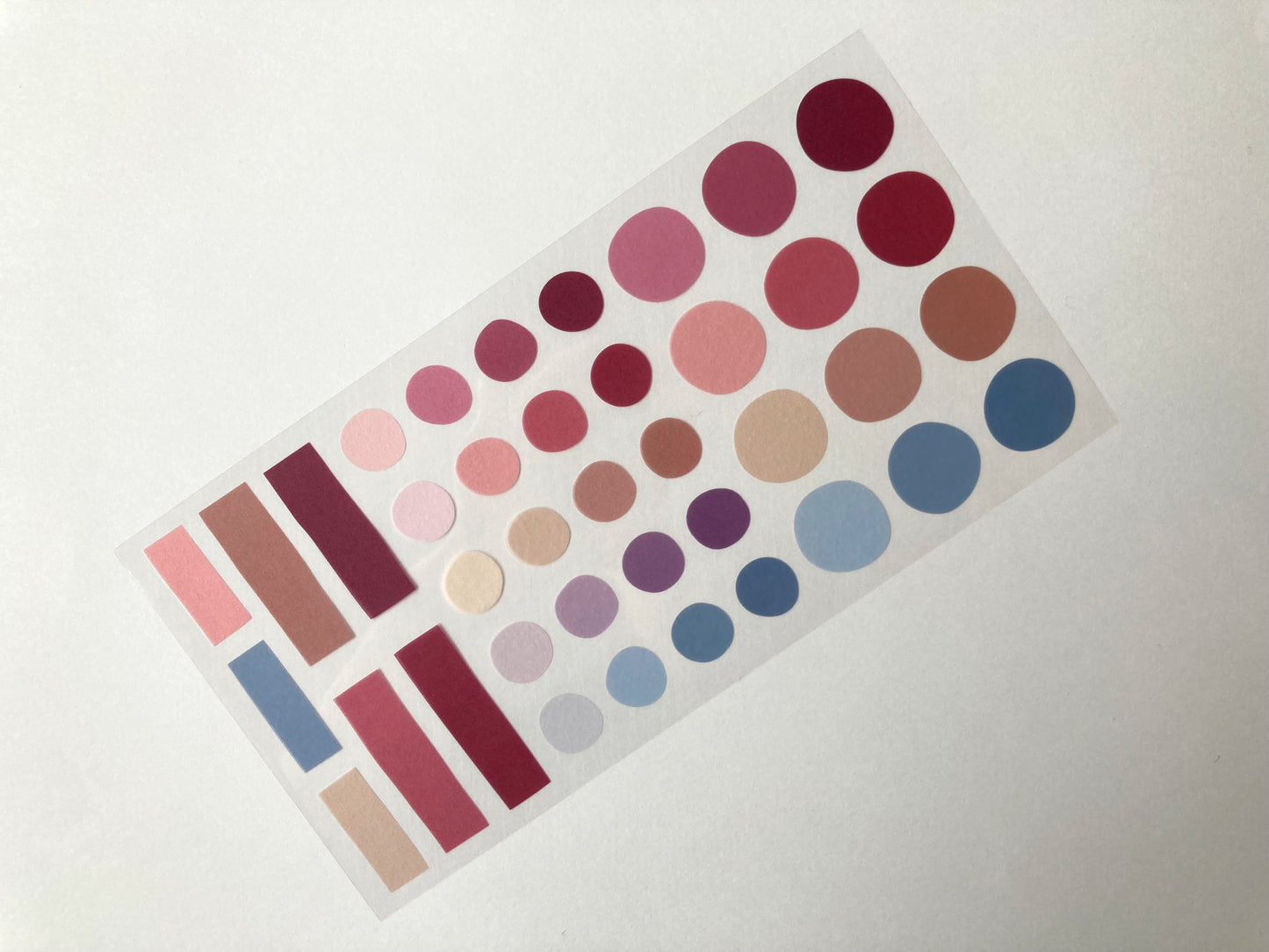 Sheer Photo Color Stickers