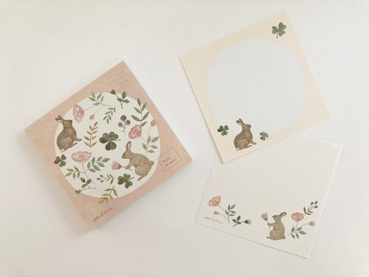 Skriveblokk Michikusa Kanin og kløver